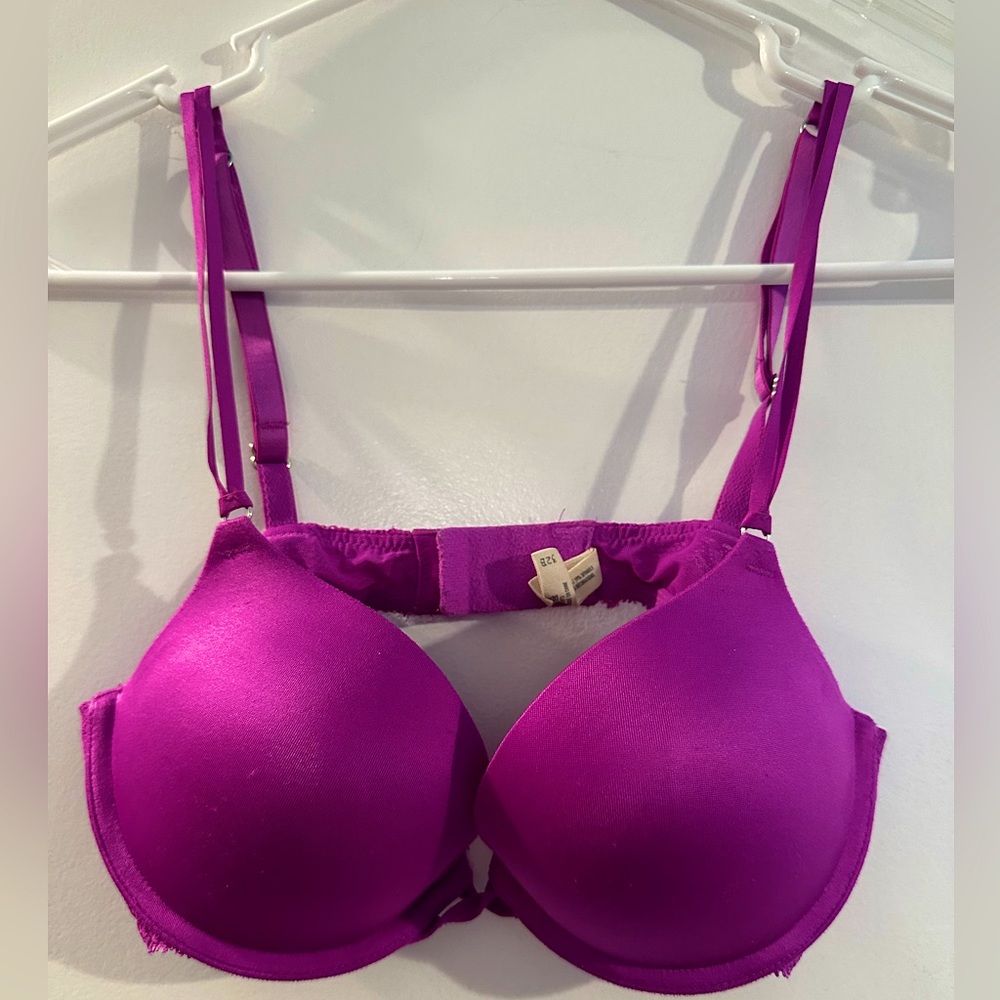 Aerie Push up bra 32B purple